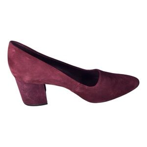 Nurture Bremen suede maroon pumps size 10 NWOB
